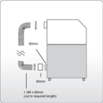1,3m Gravierlaser Set, Ø82mm Code: 120.293