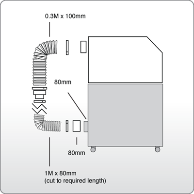 1,3m Gravierlaser Set, Ø100mm Code: 120.292